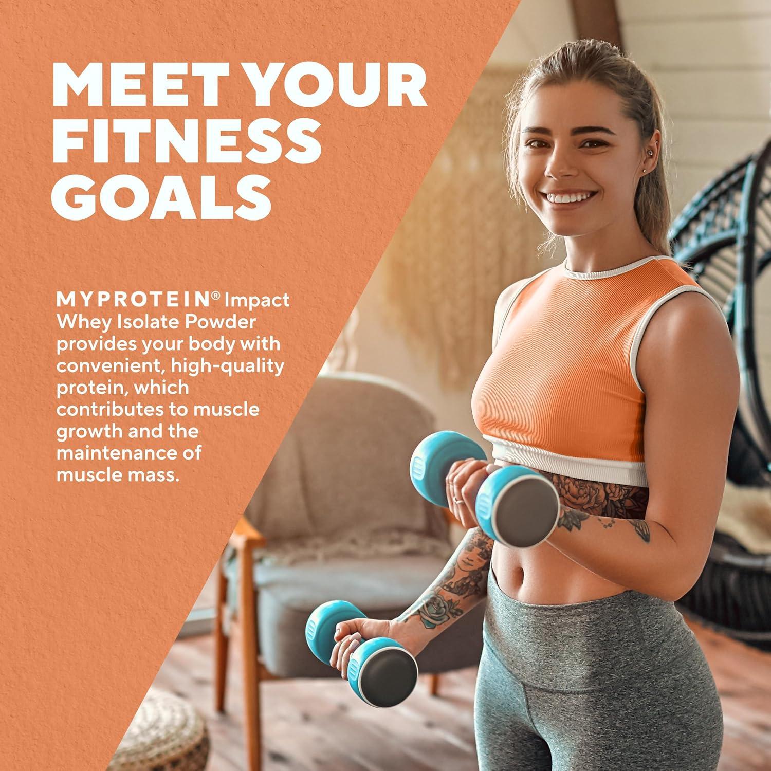 imageMyprotein Impact Whey Protein Isolate 22 Lbs 40 Servings Salted Caramel 25g Protein amp 6g BCAA Per Serving GlutenFree Shake for Muscle Strength amp RecoveryChocolate Brownie
