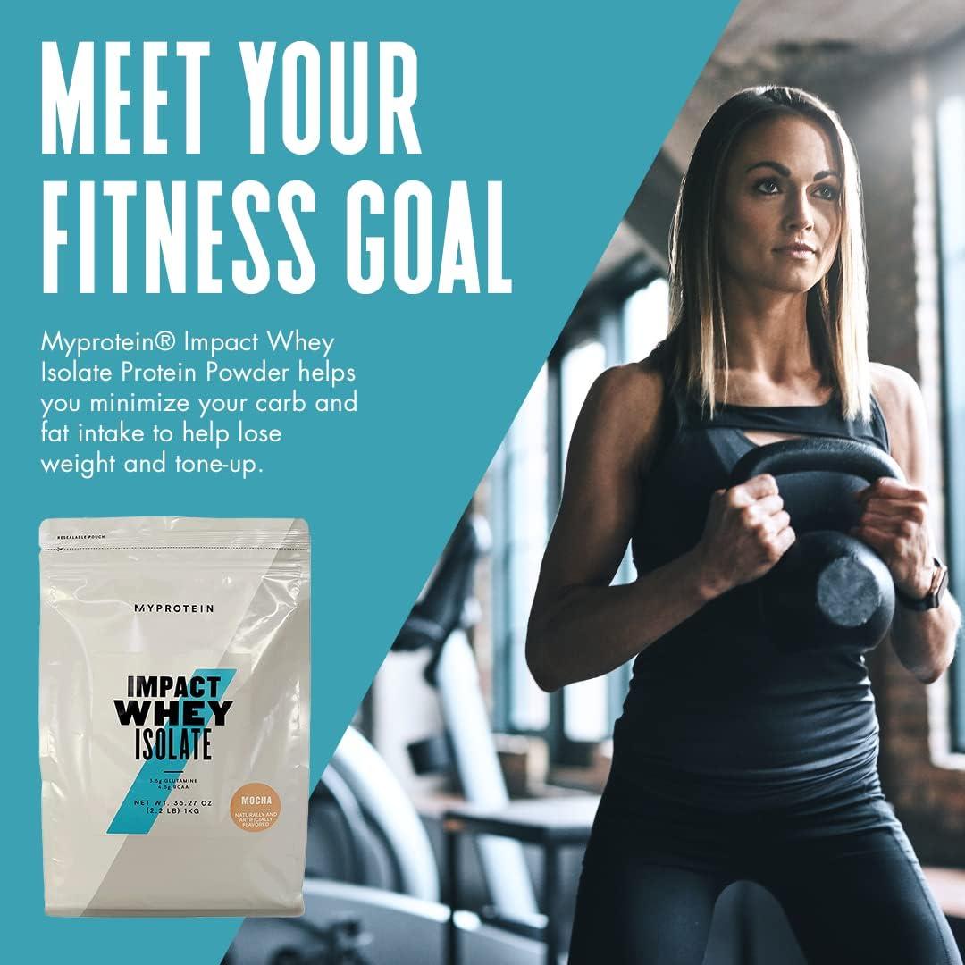 imageMyprotein Impact Whey Protein Isolate 22 Lbs 40 Servings Salted Caramel 25g Protein amp 6g BCAA Per Serving GlutenFree Shake for Muscle Strength amp RecoveryMocha