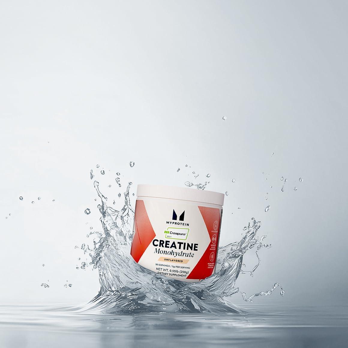 imageMyprotein Creapure Creatine Monohydrate Powder 055 lbs 50 Servings Pure Unflavored Creatine Powder PostPre Workout Supplement for All Sports amp Exercises
