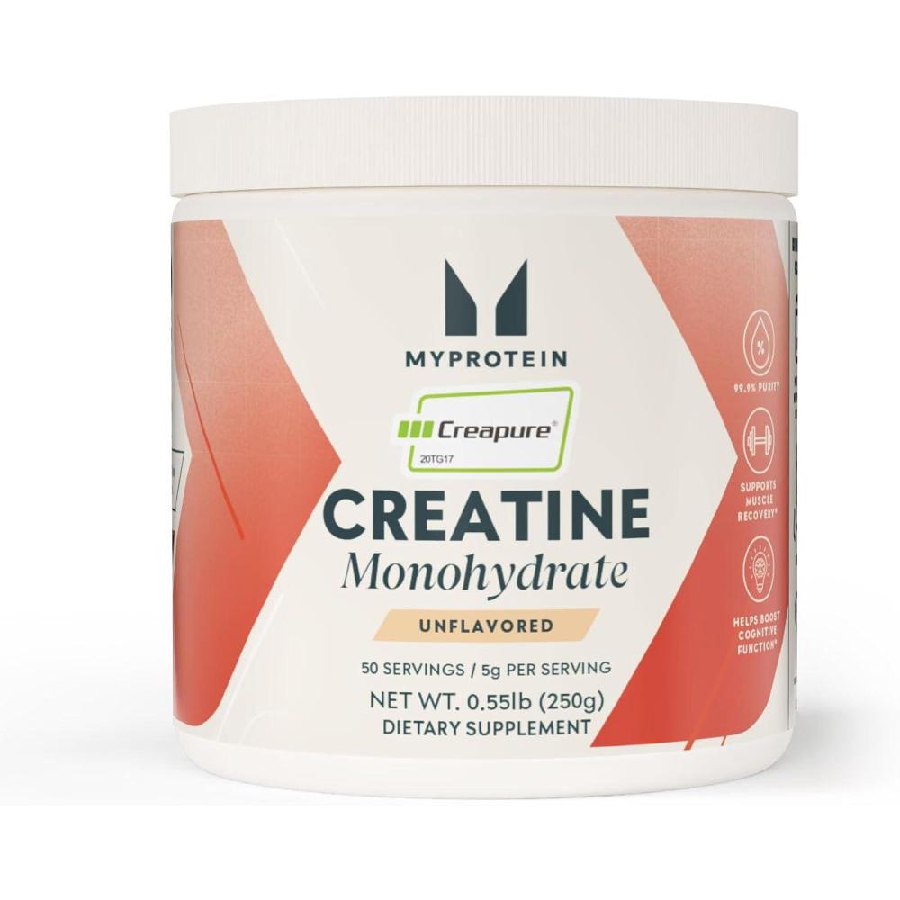 imageMyprotein Creapure Creatine Monohydrate Powder 055 lbs 50 Servings Pure Unflavored Creatine Powder PostPre Workout Supplement for All Sports amp Exercises