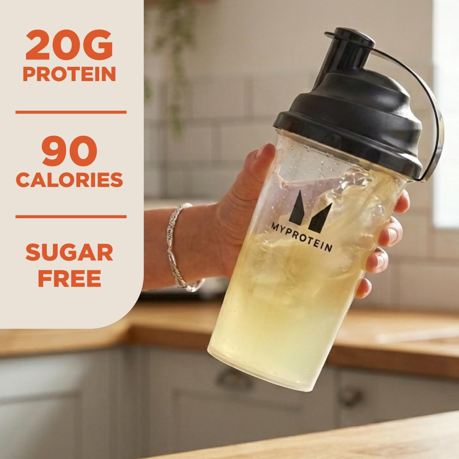 imageMyprotein Clear Whey Isolate Protein Powder 20 Servings 11lbs Blue Raspberry 20g Protein per Serving Naturally Flavored Drink Mix Daily Protein Intake for Superior PerformanceTropical Dragonfruit