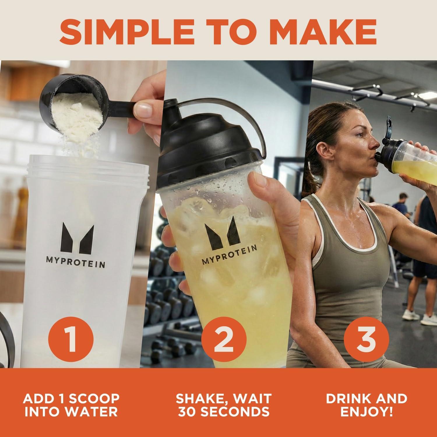 imageMyprotein Clear Whey Isolate Protein Powder 20 Servings 11lbs Blue Raspberry 20g Protein per Serving Naturally Flavored Drink Mix Daily Protein Intake for Superior PerformancePeach Mango