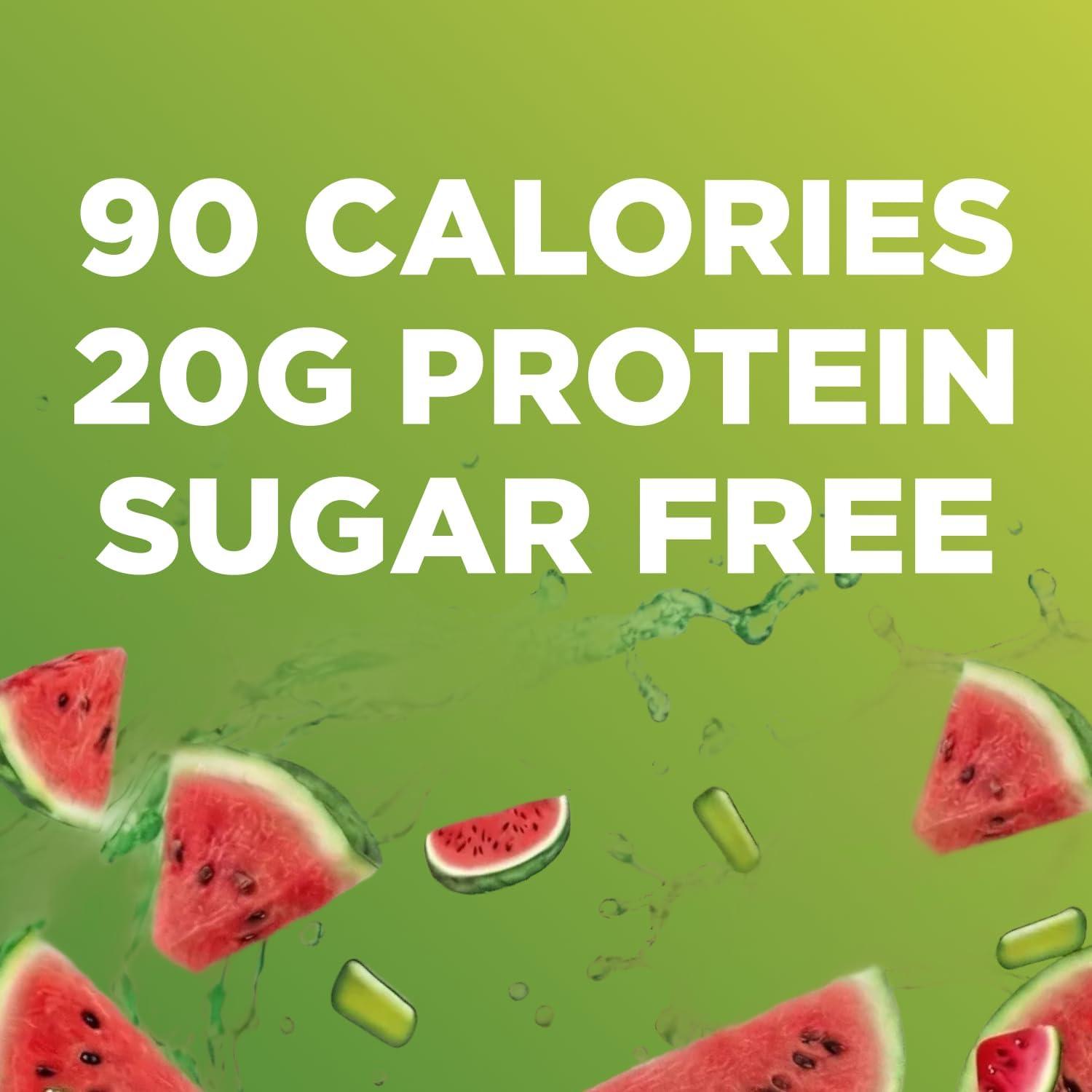 imageMyprotein Clear Whey Isolate Protein Powder 20 Servings 11lbs Fruity Mike and IKE Sour Watermelon Drink Mix 20g Protein per Serving Daily Drink for Superior PerformanceSour Watermelon