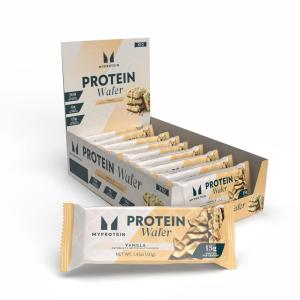 Myprotein Crispy Protein Wafers | 15g Protein | Box of 10 | Chocolate | High Protein Snack Bar | Milk & Whey Isolate | Low Sugar(Vanilla)