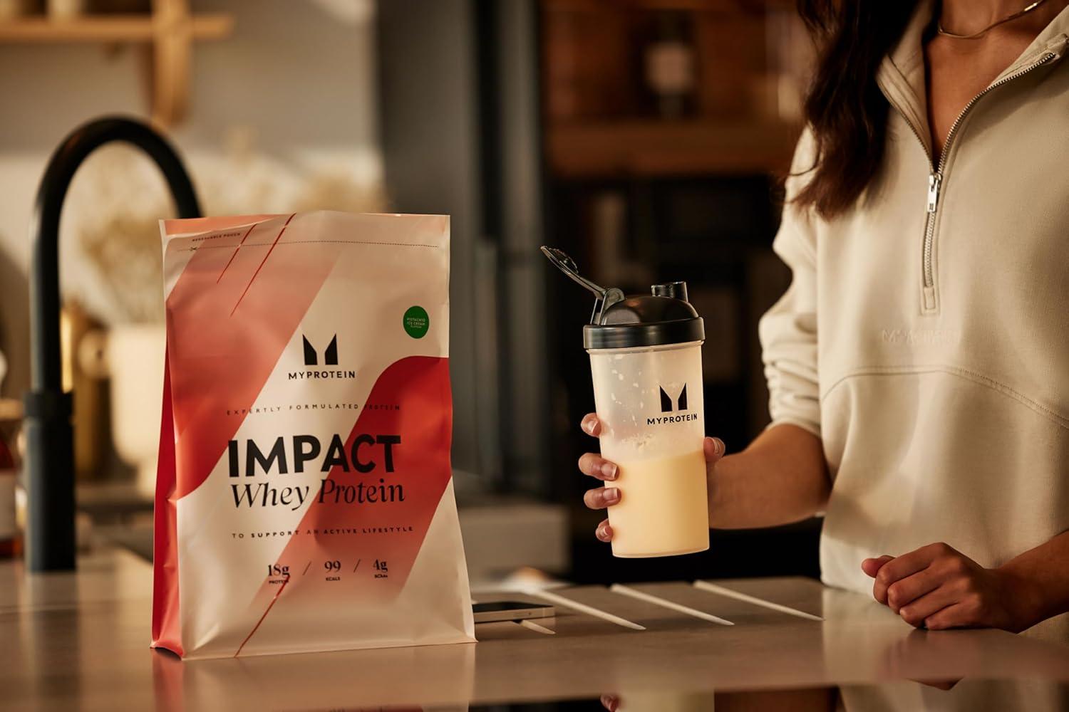 imageMyprotein Impact Whey Protein Powder 22 Lbs 32 Servings Chocolate Brownie 22g Protein amp 5g BCAA Per Serving Protein Shake for Superior Performance Muscle Strength amp Recovery Gluten FreeChocolate Smooth