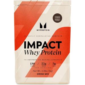 Myprotein Impact Whey Protein Powder, 2.2 Lbs (32 Servings) Chocolate Brownie, 22g Protein & 5g BCAA Per Serving, Protein Shake for Superior Performance, Muscle Strength & Recovery, Gluten Free(Cookies and Cream)